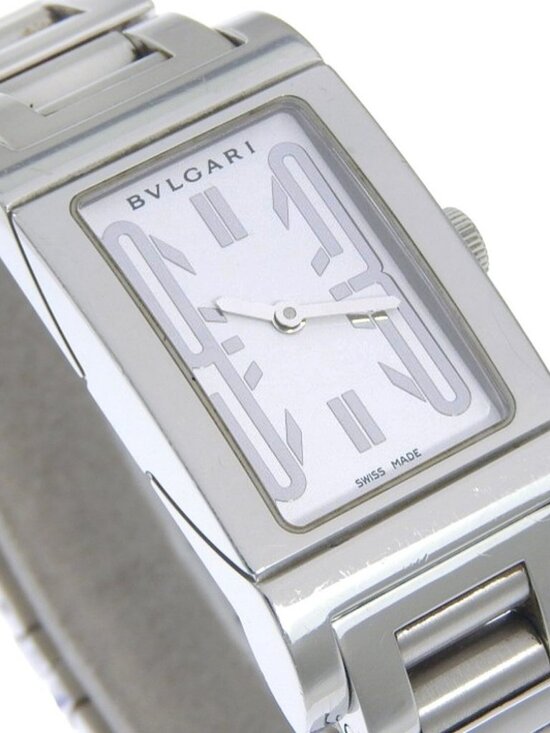 BVLGARI Rettangoro Watches RT39S Silver WhiteDial Stainless Steel Quartz A... main image 10